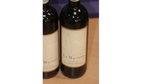 4 flessen à 75cl diverse wijn LA MACINALA DI SAN VICONTE, Chiato Classico, 2x 2013 en 2x 2015